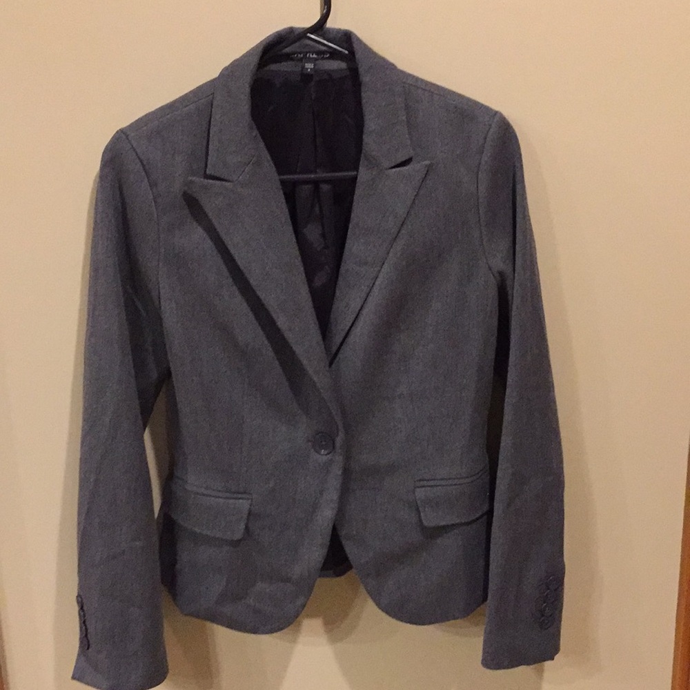 Express Grey Dress Jacket size 4